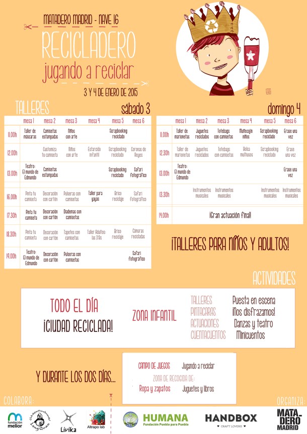 HUMANA MATADERO MADRID PROGRAMACION RECICLADERO